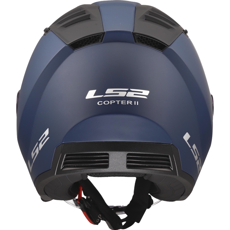 Otvorená prilba na motorku LS2 OF600 Copter II Solid matná modrá