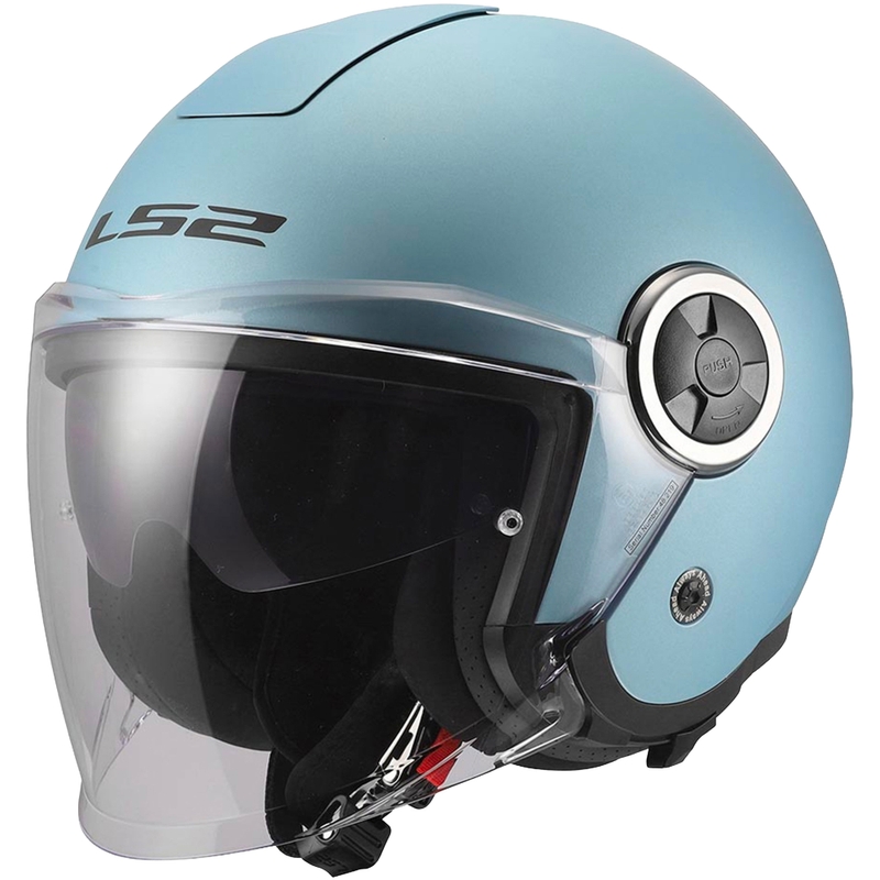 Otvorená prilba na motorku LS2 OF620 Classy Solid matná perleťovo-modrá