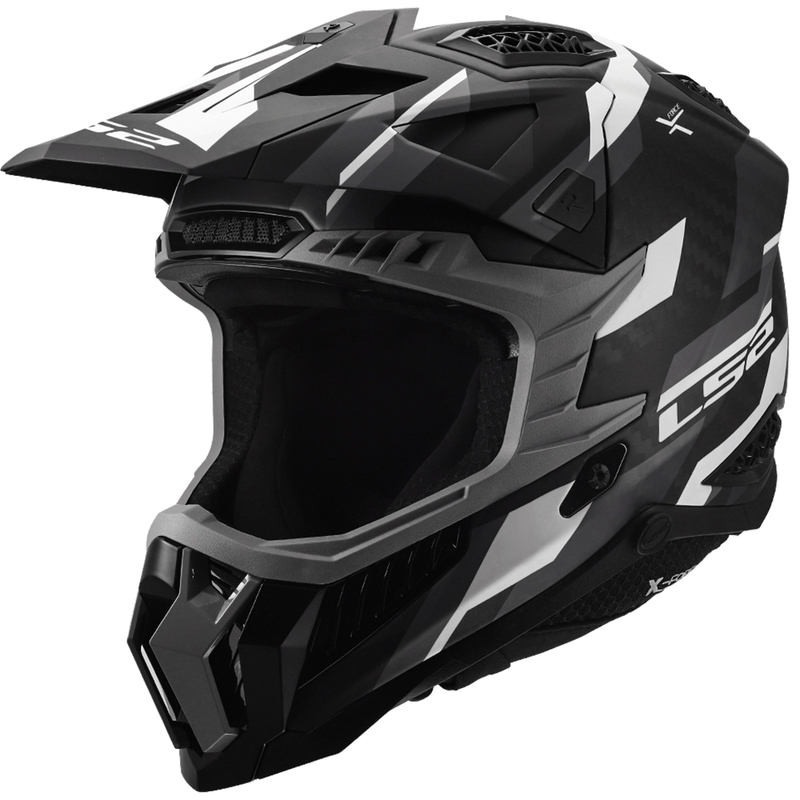 Motokrosová prilba LS2 MX703 X-Force Phantom matná čierno-sivá