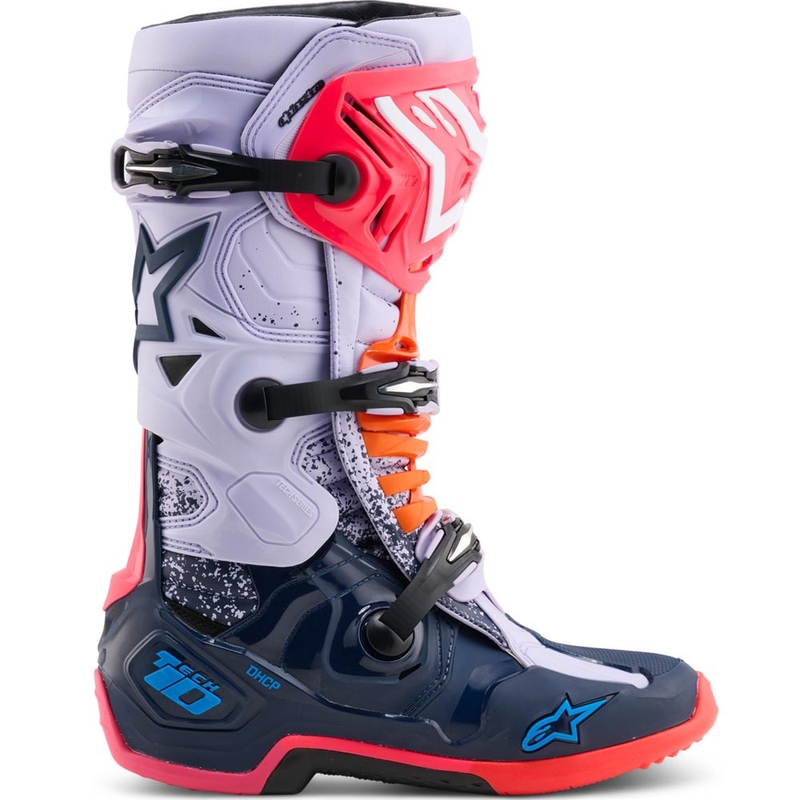 Motokrosové topánky Alpinestars TECH 10 limitovaná edícia Records čierno-farebné