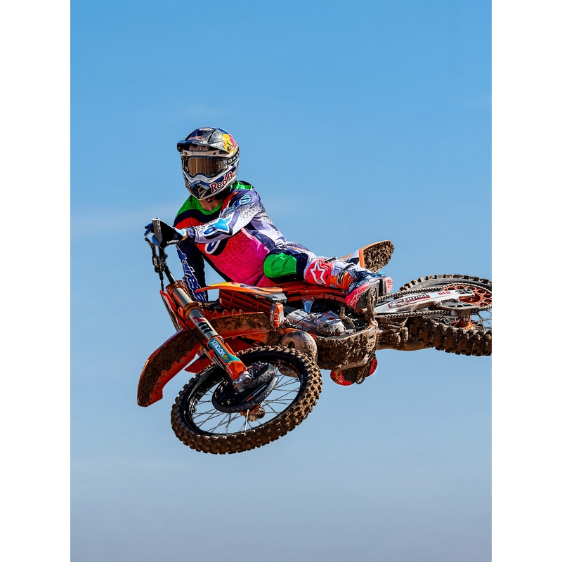 Motokrosové nohavice Alpinestars Supertech limitovaná edícia Records šedo-farebné