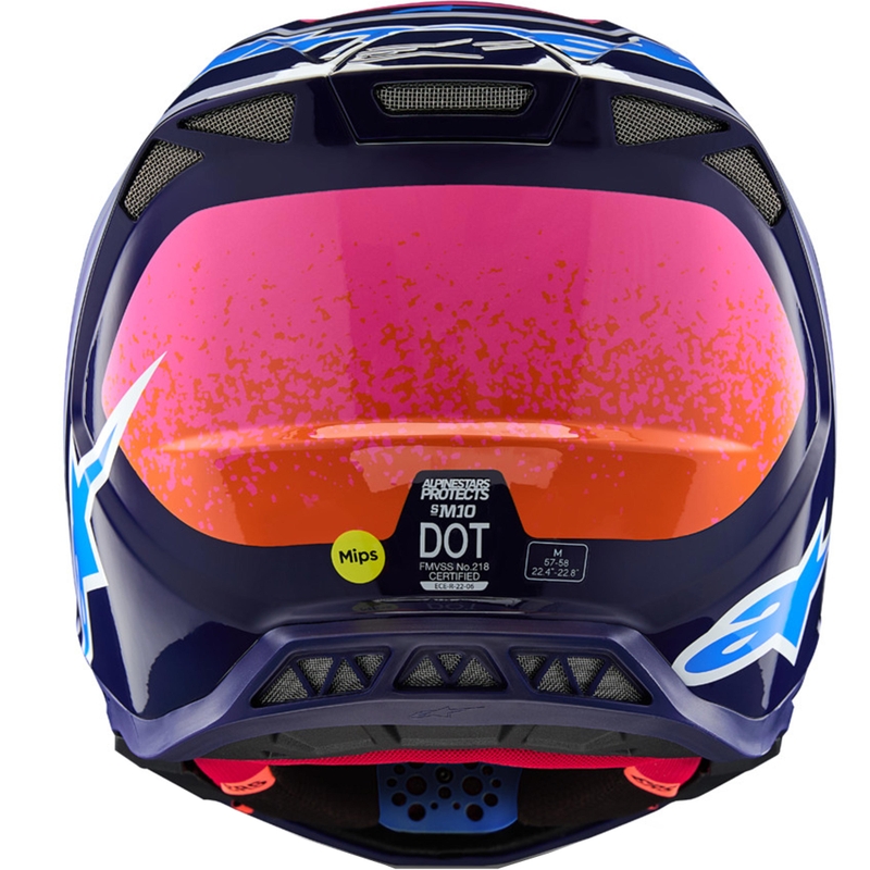 Motokrosová prilba Alpinestars Supertech S-M10 limitovaná edícia Records šedo-farebná