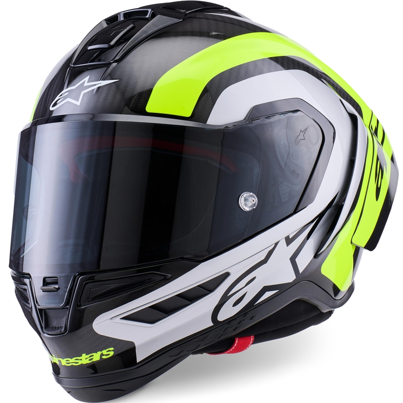 Integrálna helma na motorku Alpinestars Supertech R10 Arius čierno-fluo žlto-biela