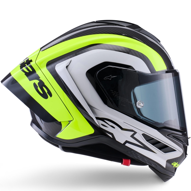 Integrálna helma na motorku Alpinestars Supertech R10 Arius čierno-fluo žlto-biela