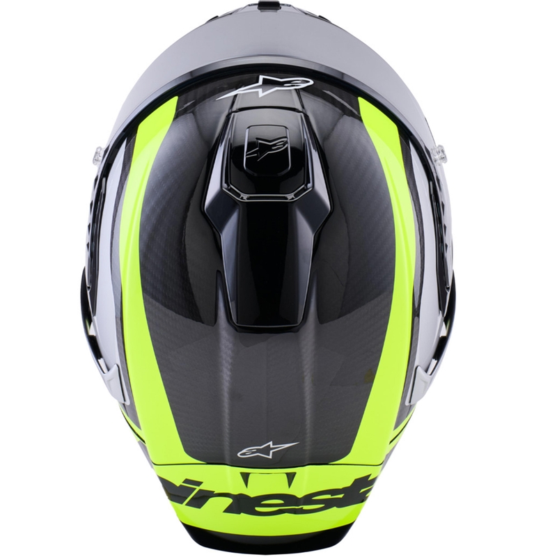 Integrálna helma na motorku Alpinestars Supertech R10 Arius čierno-fluo žlto-biela