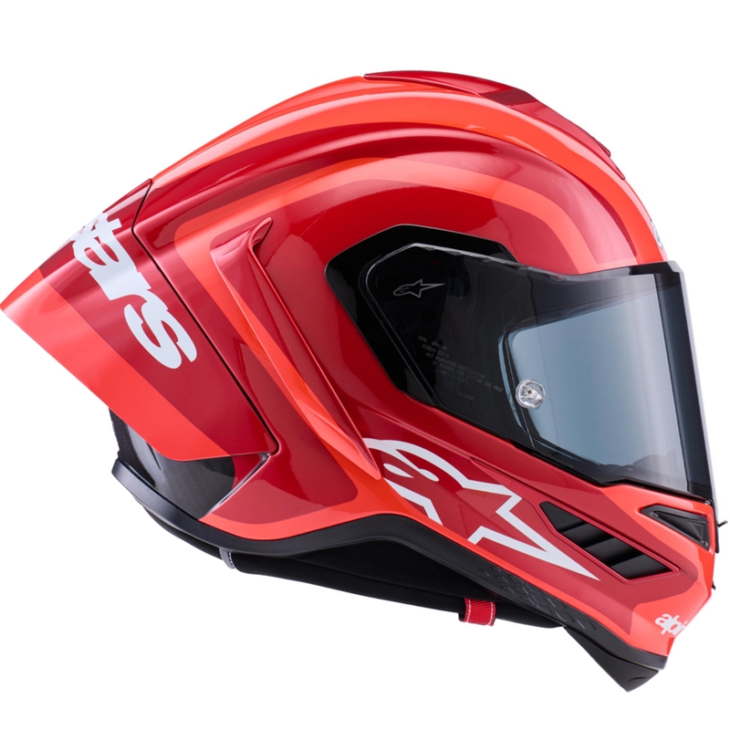 Integrálna helma na motorku Alpinestars Supertech R10 Arius fluo červeno-červeno-čierno-biela