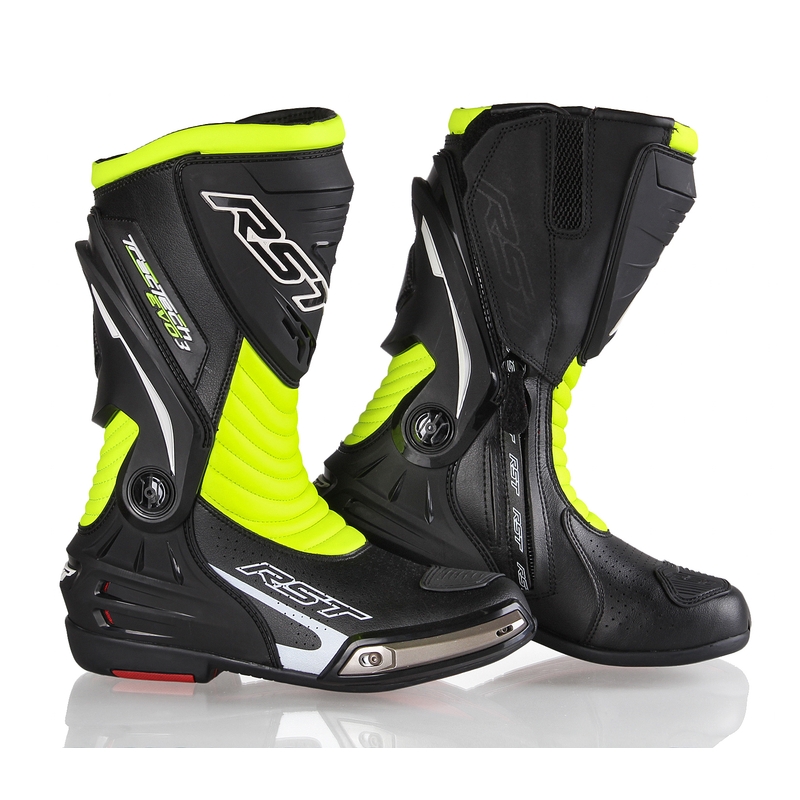Vysoké čižmy na motocykel RST Tractech Evo 3 Sport čierno-fluorescenčno žlté výpredaj
