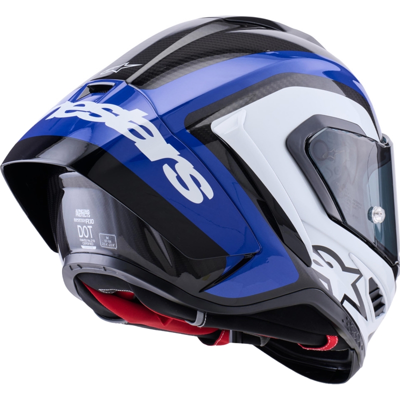 Integrálna helma na motorku Alpinestars Supertech R10 Arius čierno-modro-biela