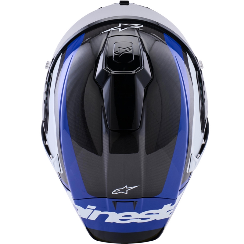 Integrálna helma na motorku Alpinestars Supertech R10 Arius čierno-modro-biela