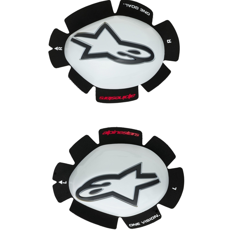 Kolenné slidery Alpinestars GP Tech bielo-čierne
