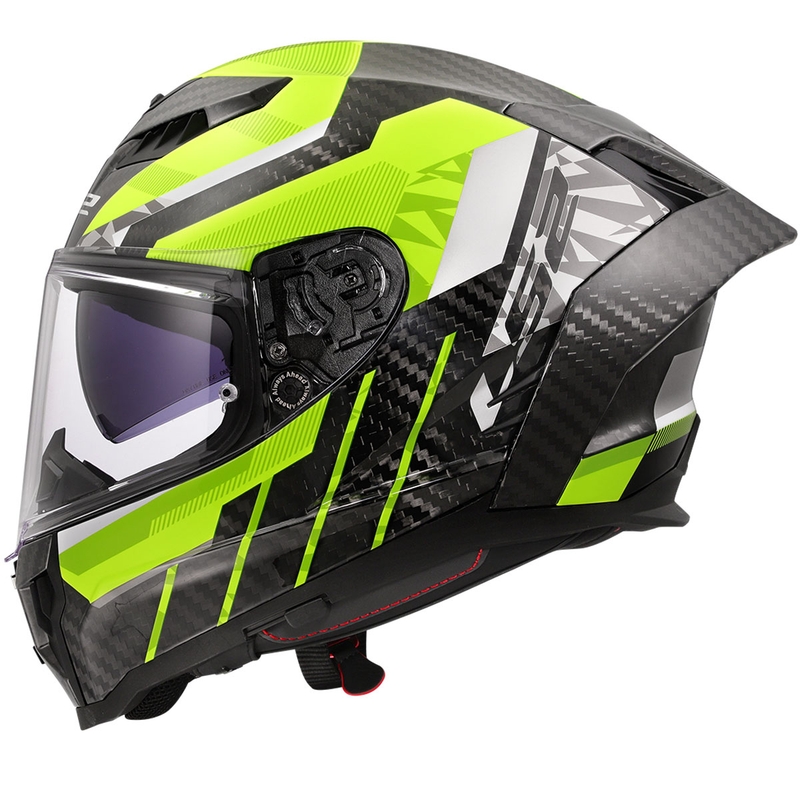 Integrálna helma na motorku LS2 FF807 Dragon Trax fluo žltá