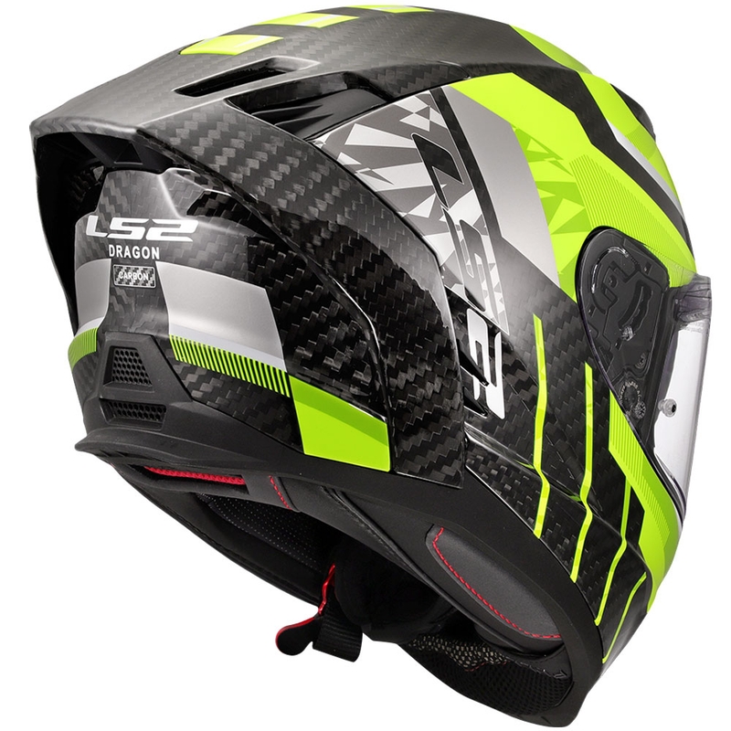Integrálna helma na motorku LS2 FF807 Dragon Trax fluo žltá