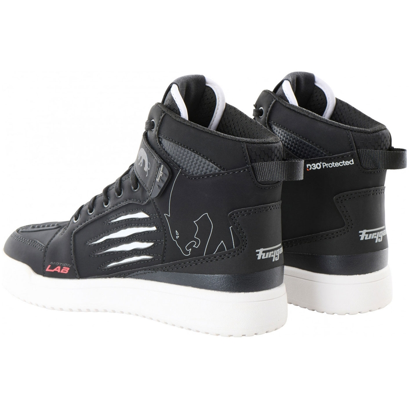 Topánky na motorku Furygan Tarmac D3O® čierno-biele