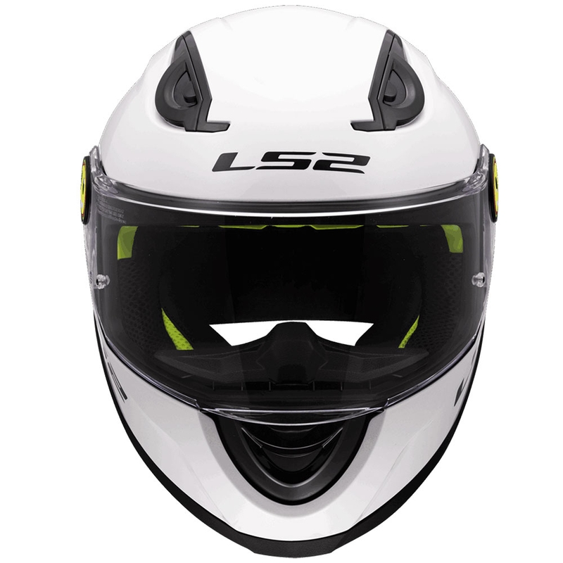 Detská integrálna helma na motorku LS2 FF812 Solid lesklá biela