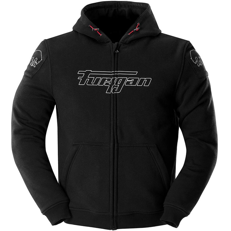 Mikina na motorku Furygan Livio X Kevlar® čierno-biela