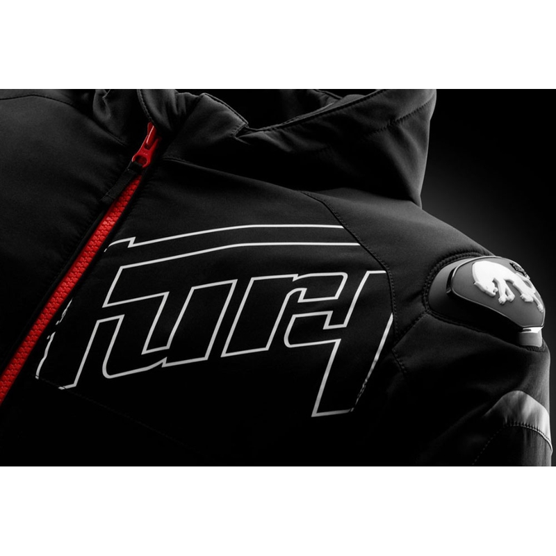 Bunda na motorku Furygan Sektor Roadster Evo čierno-bielo-červená