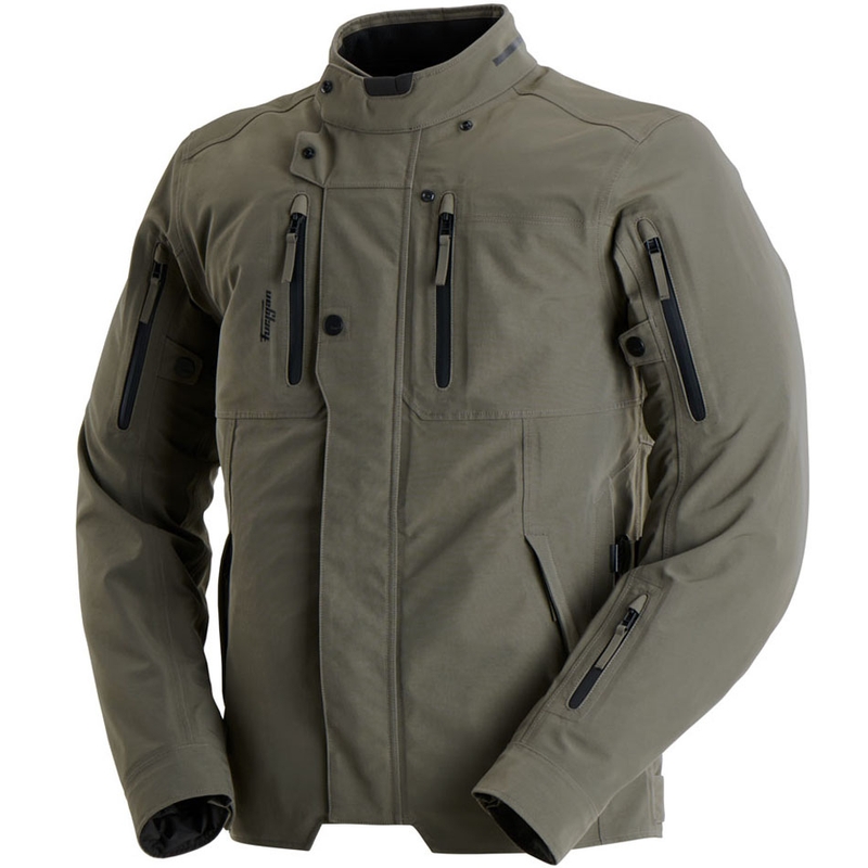 Bunda na motorku Furygan Harris Trooper khaki zelená