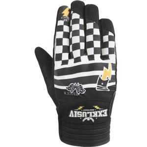 Rukavice na motorku NOX Exklusiv Airflow Tracker čierno-biele