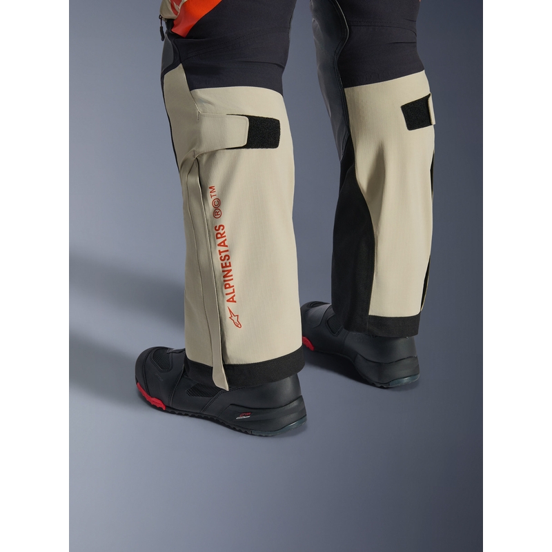 Nohavice na motorku Alpinestars Halo PRO Drystar XF krémovo-čierno-červené