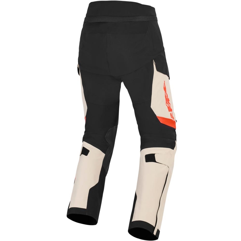 Nohavice na motorku Alpinestars Halo PRO Drystar XF krémovo-čierno-červené