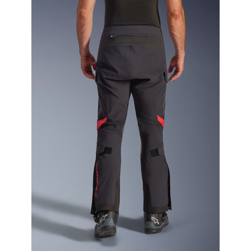 Nohavice na motorku Alpinestars Halo PRO Drystar XF čierno-tmavo šedo-červené