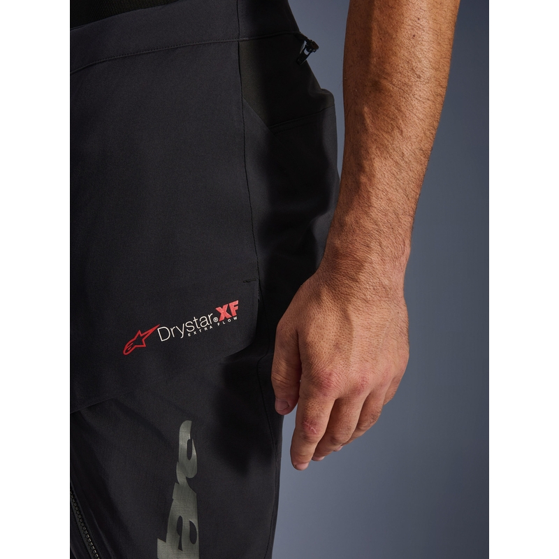 Nohavice na motorku Alpinestars Halo PRO Drystar XF čierno-tmavo šedo-červené