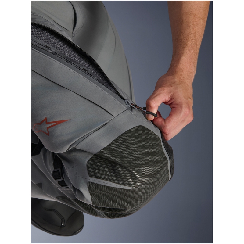 Skrátené nohavice na motorku Alpinestars Nazca 3L Gore-Tex PRO tmavo šedo-čierne
