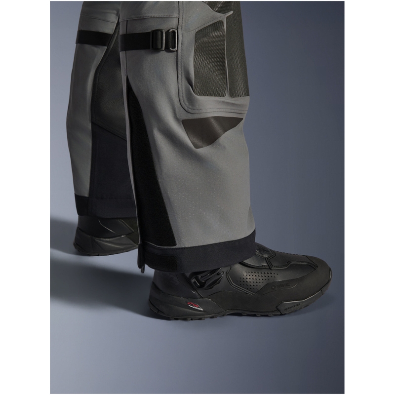 Skrátené nohavice na motorku Alpinestars Nazca 3L Gore-Tex PRO tmavo šedo-čierne