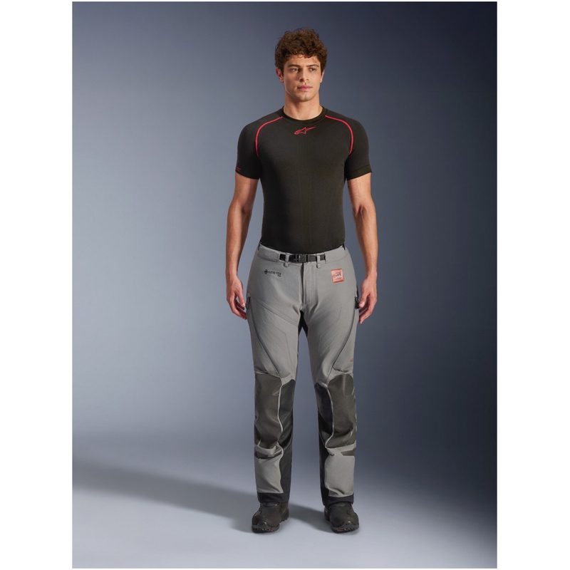Skrátené nohavice na motorku Alpinestars Nazca 3L Gore-Tex PRO tmavo šedo-čierne