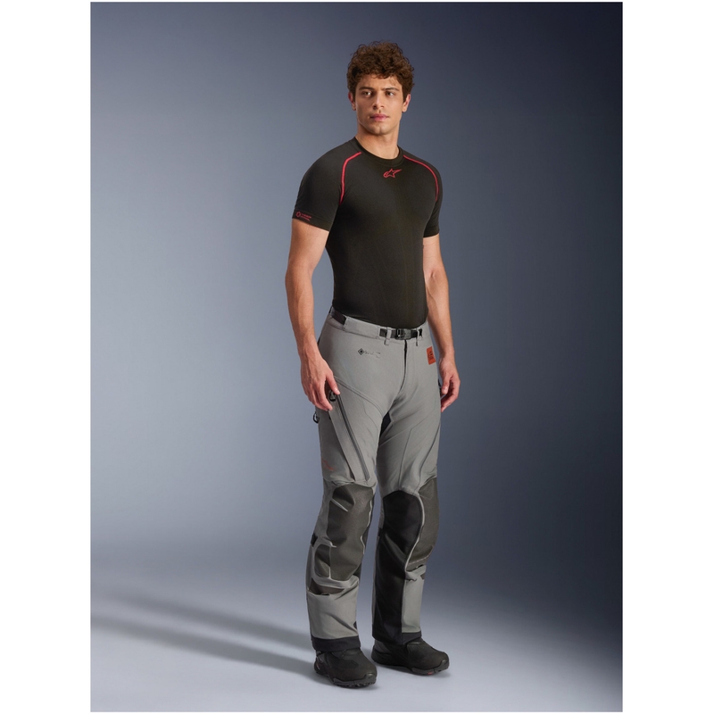Skrátené nohavice na motorku Alpinestars Nazca 3L Gore-Tex PRO tmavo šedo-čierne