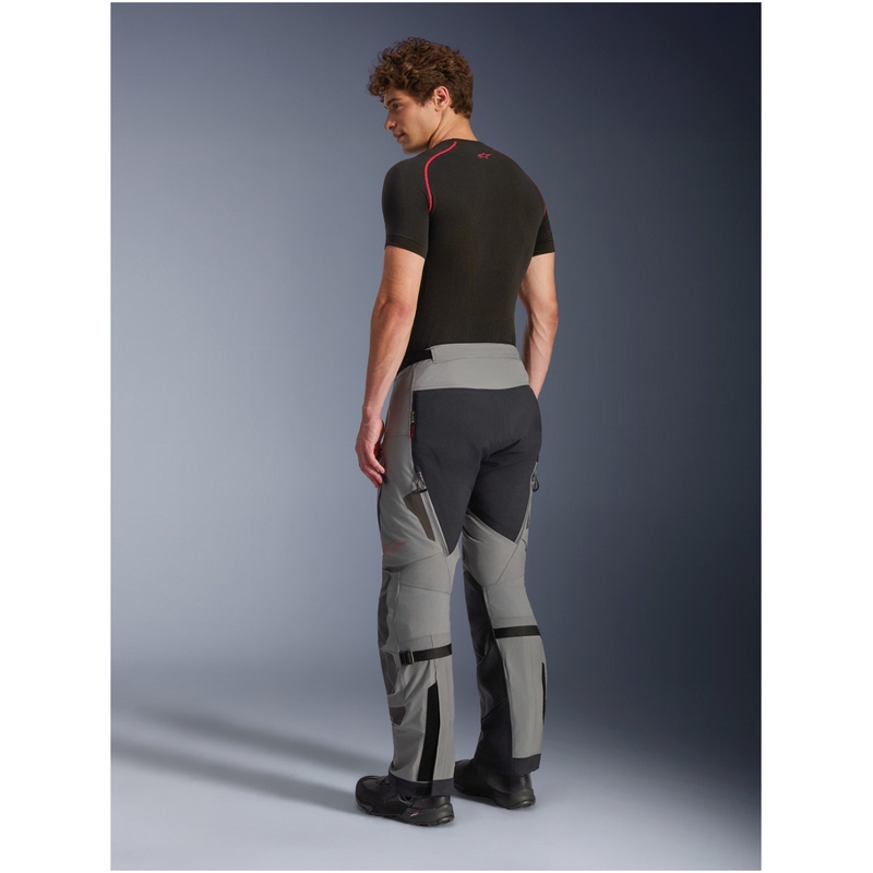 Skrátené nohavice na motorku Alpinestars Nazca 3L Gore-Tex PRO tmavo šedo-čierne