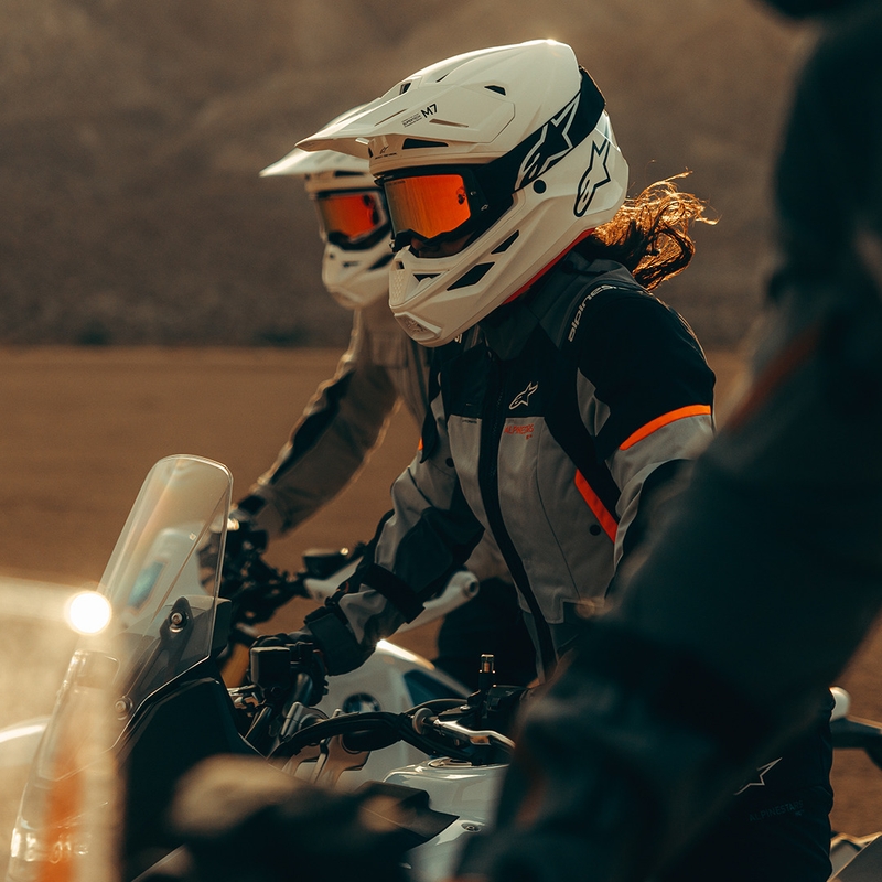 Dámska bunda na motorku Alpinestars Stella Andes V4 Drystar tmavo šedo-svetlo šedo-čierno-červená