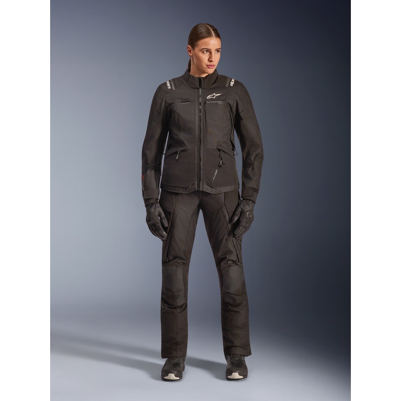 Dámska bunda na motorku Alpinestars Stella Andes V4 Drystar čierna