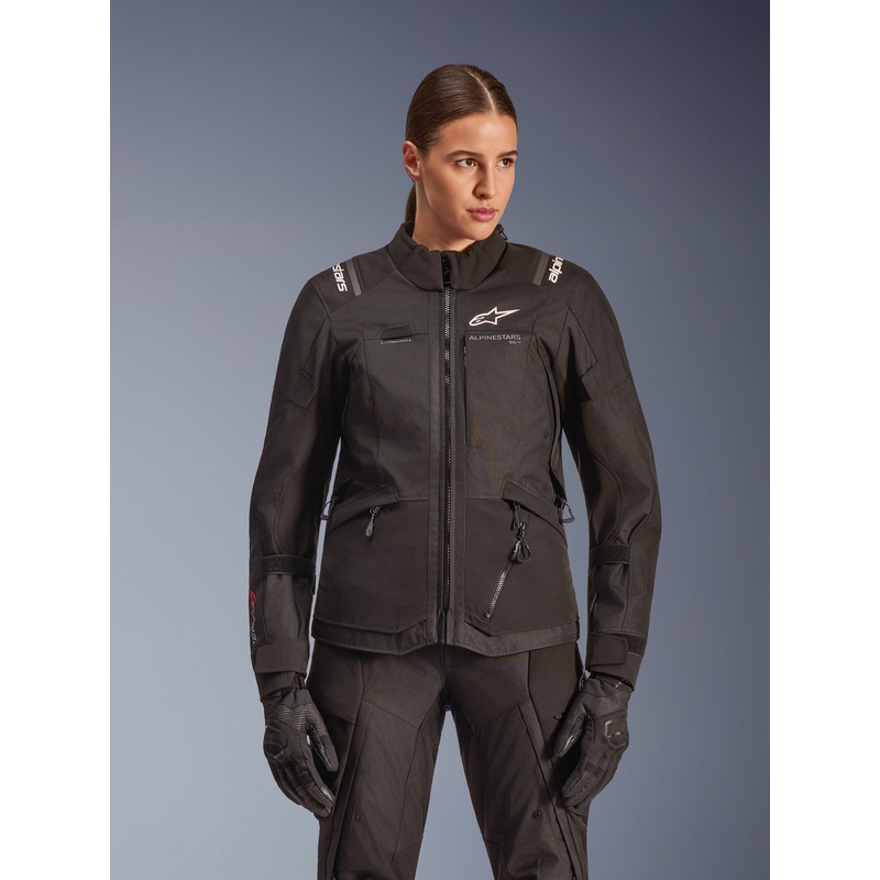 Dámska bunda na motorku Alpinestars Stella Andes V4 Drystar čierna