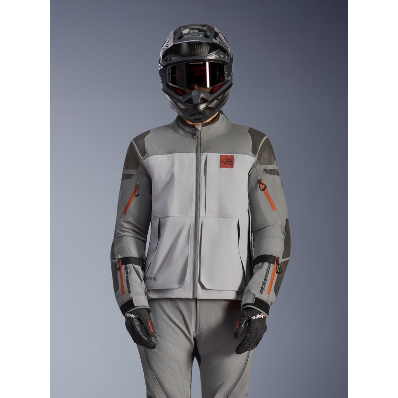 Bunda na motorku Alpinestars Nazca 3L Gore-Tex PRO tmavo šedo-svetlo šedá