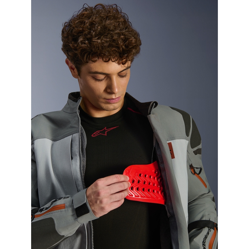 Bunda na motorku Alpinestars Nazca 3L Gore-Tex PRO tmavo šedo-svetlo šedá