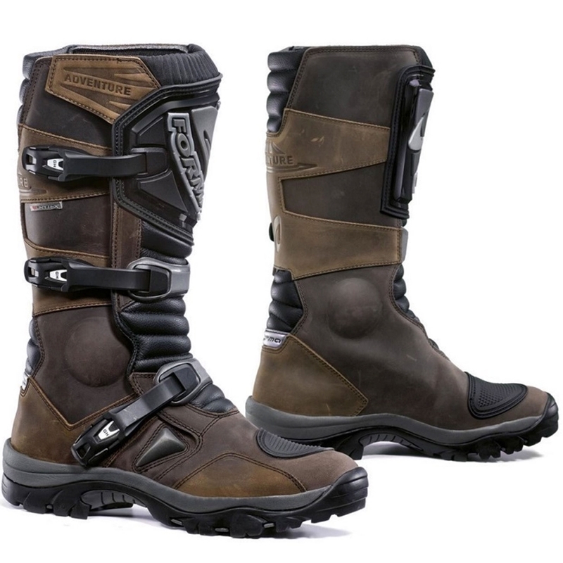 Moto topánky Forma Adventure DRY hnedé