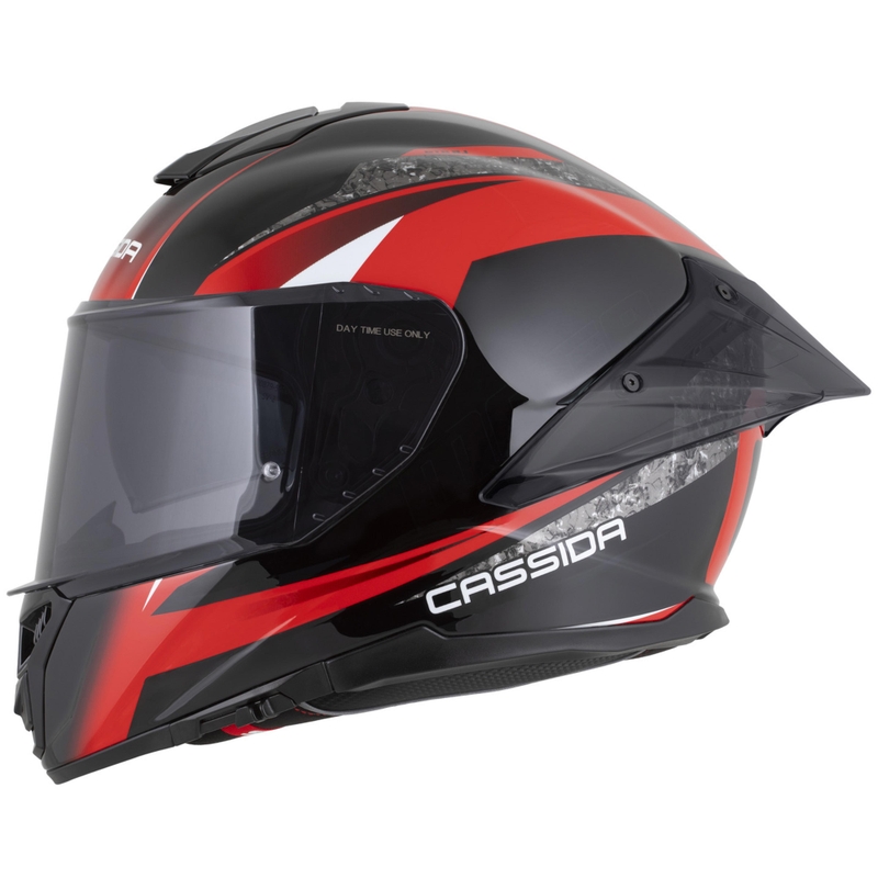 Integrálna helma na motorku Cassida Integral GTS 2.1 Mega čierno-červeno-biela