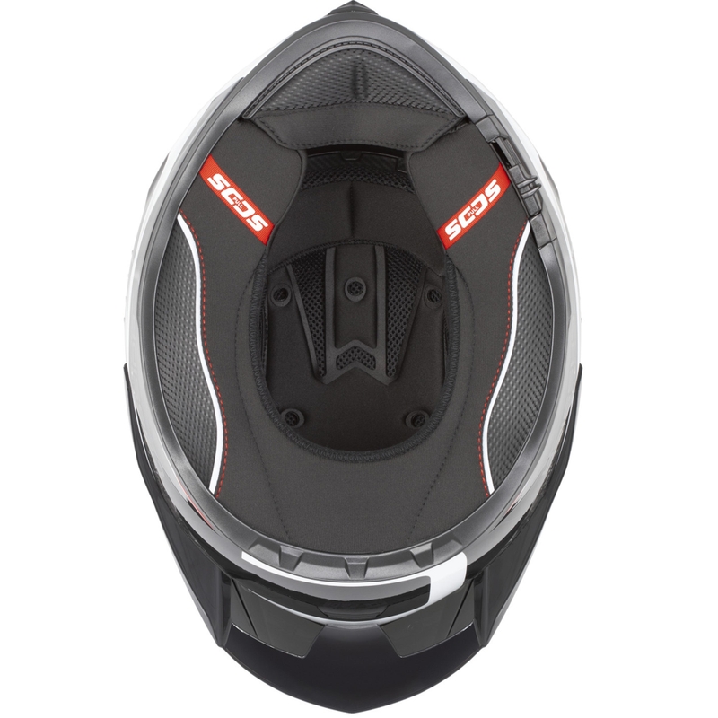Integrálna helma na motorku Cassida Integral GTS 2.1 Mega čierno-červeno-biela