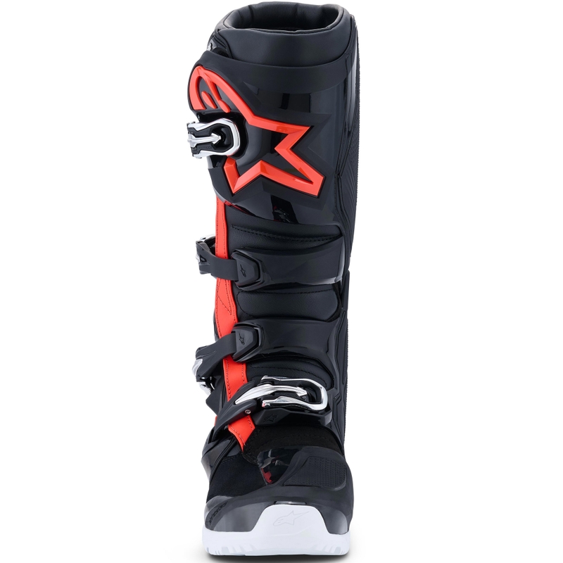 Topánky na motorku Alpinestars TECH 7 Enduro Drystar čierno-fluo červeno-biele