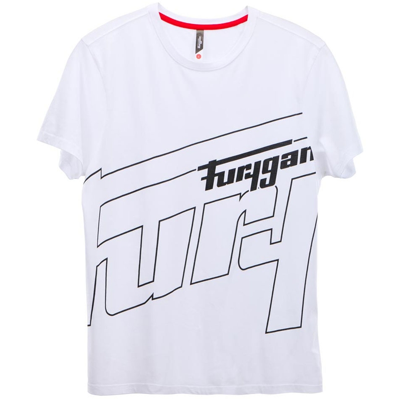 Tričko Furygan Rage bielo-čierne