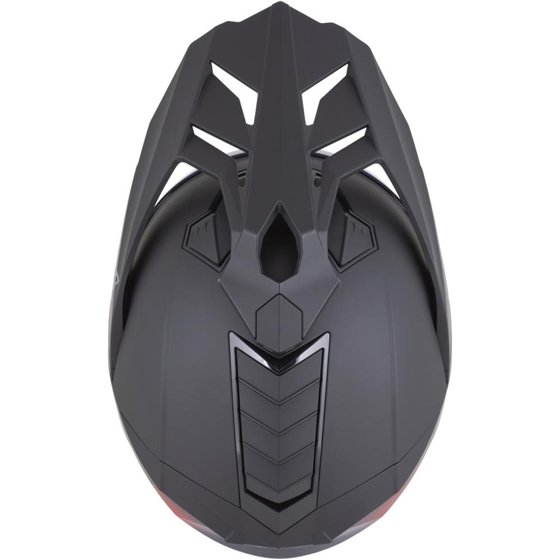 Enduro helma na motorku ZED XD1 matná čierno-červená