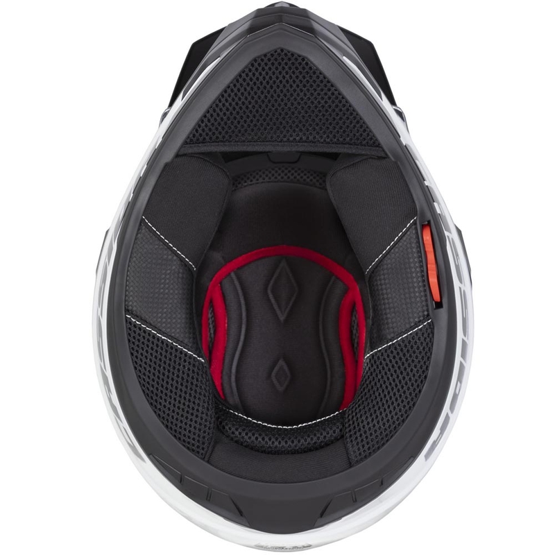 Enduro helma na motorku Cassida Tour 2.0 Crew matná čierno-červená
