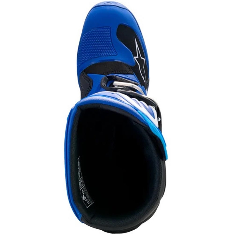 Detské motokrosové topánky Alpinestars TECH 7 S YAMAHA kolekcia modro-bielo-čierne