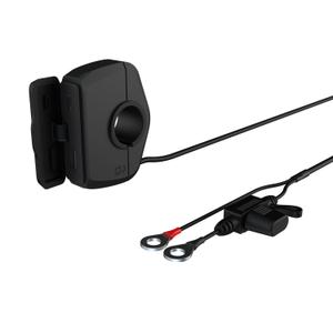 Zásuvka tenká Oxford USB-C a USB-A čierna