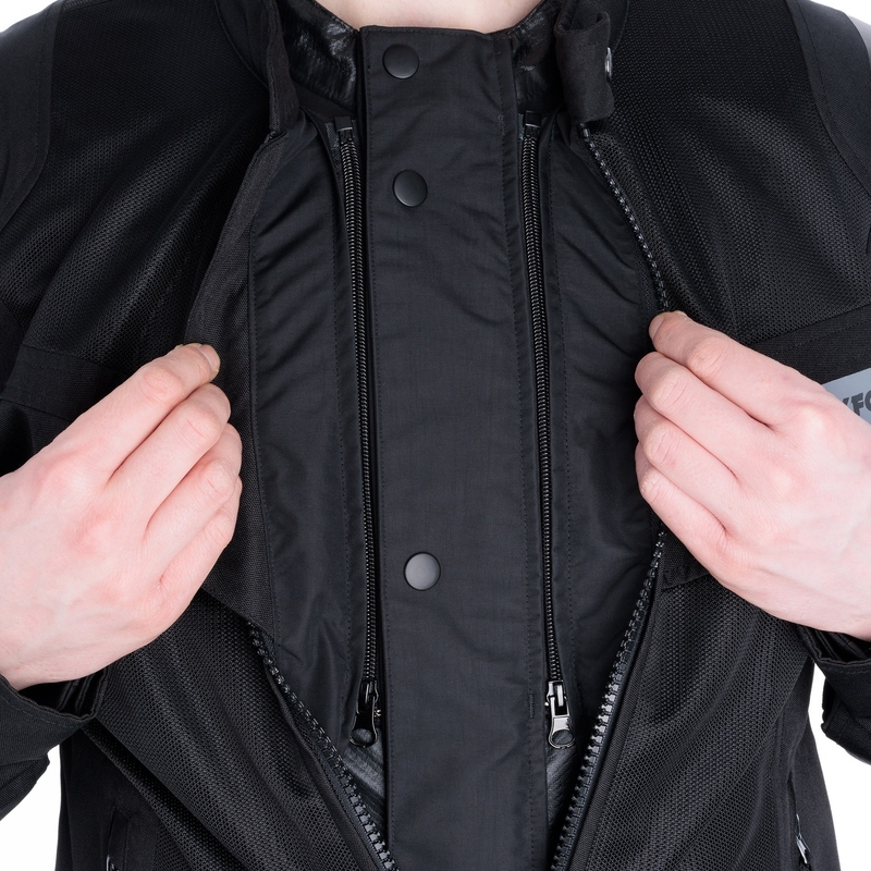 Bunda na motorku Oxford Dakar Air čierna