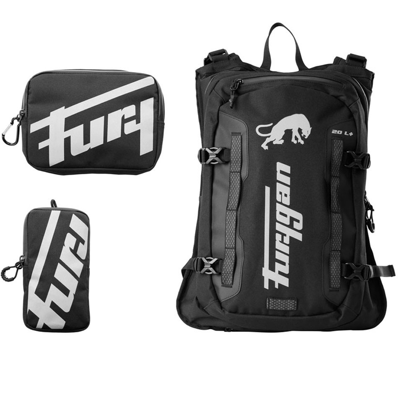 Batoh Furygan ADV 20L+ čierno-biely