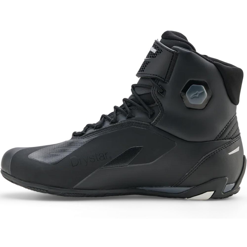 Topánky na motorku Alpinestars Faster-4 Drystar čierno-tmavo šedo-biele