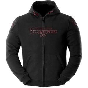 Mikina na motorku Furygan Livio X Kevlar® čierno-červená