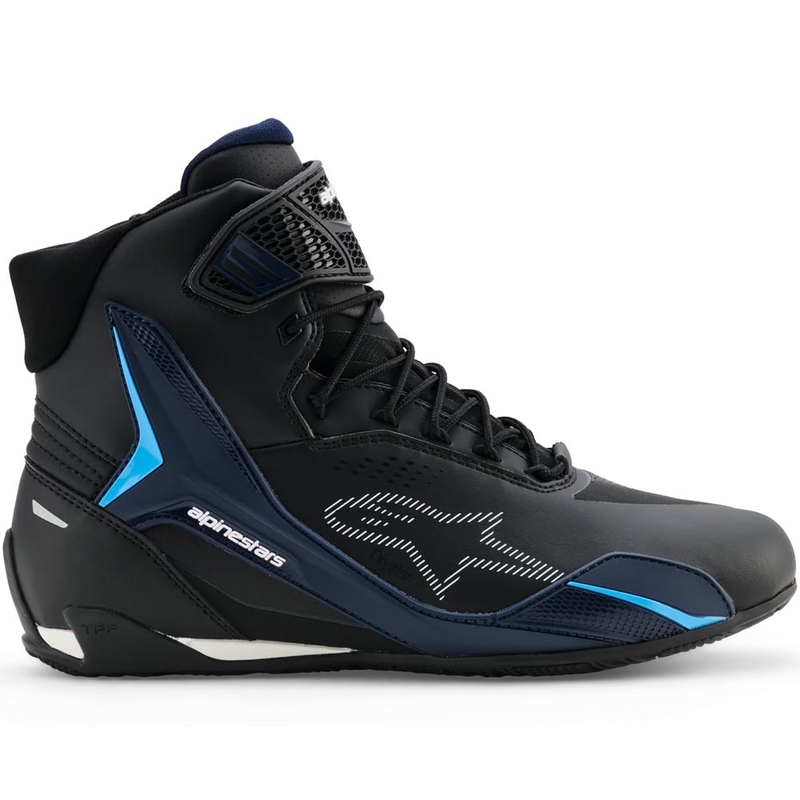 Topánky na motorku Alpinestars Faster-4 Drystar čierno-modro-biele